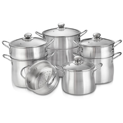 Aluminium wholesale professional kitchenware cookware steamer cooker
