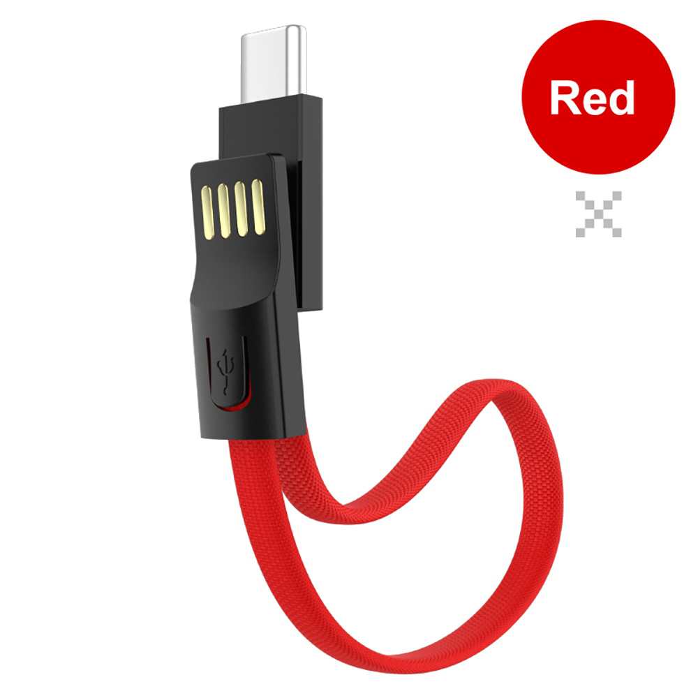 Mini Travel Charger Line USB Cable 2.1A Fast Charging Keychain Bottle Opener
