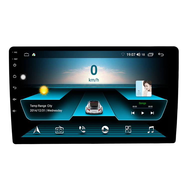 New Design Android 10 System 1+16GB 1+32GB 4 Core Universal Car Radio Stereo DSP Car Player 9 Inch