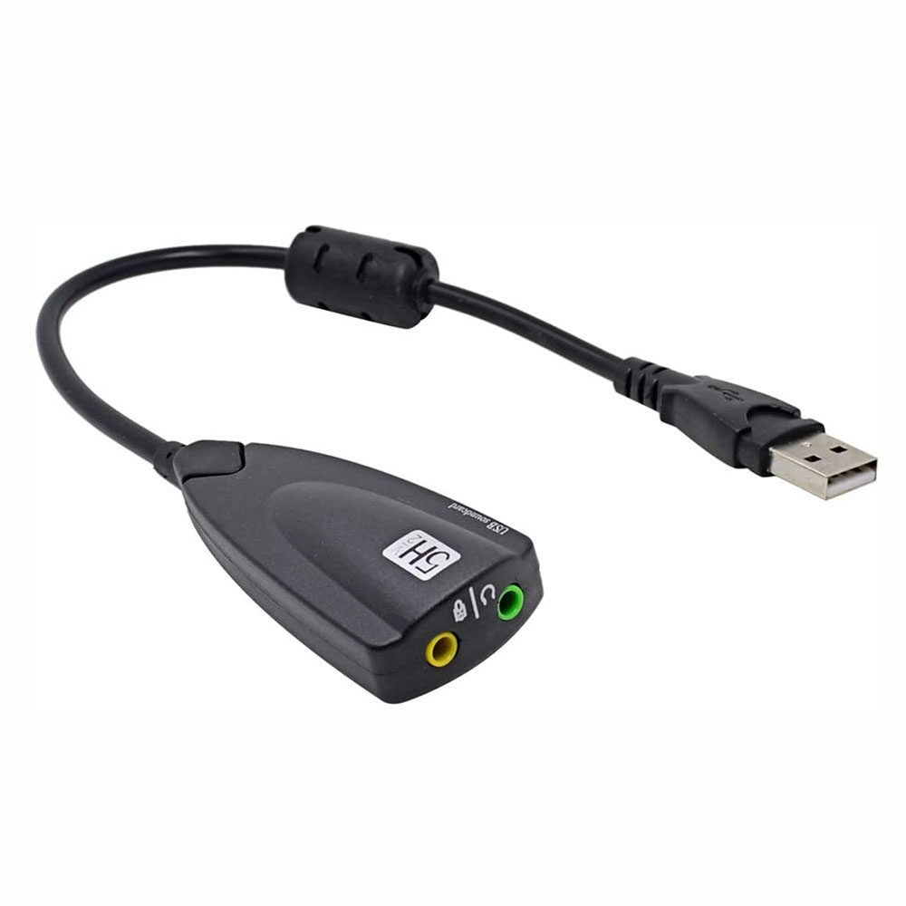 Внешняя 3D Виртуальная звуковая карта USB 2,0, 7,1 каналов, адаптер с 3,мм разъемом для наушников и микрофона для Mac Win 7, ПК, ноутбука, настольного компьютера (черный)