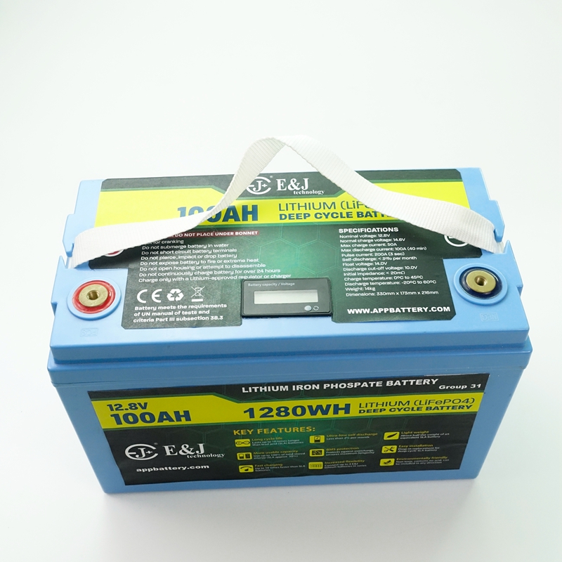 12v 100ah lifepo4 support 4 series max and infinite parallel embedded smart BMS with low temperature heating mat. Limit four gro