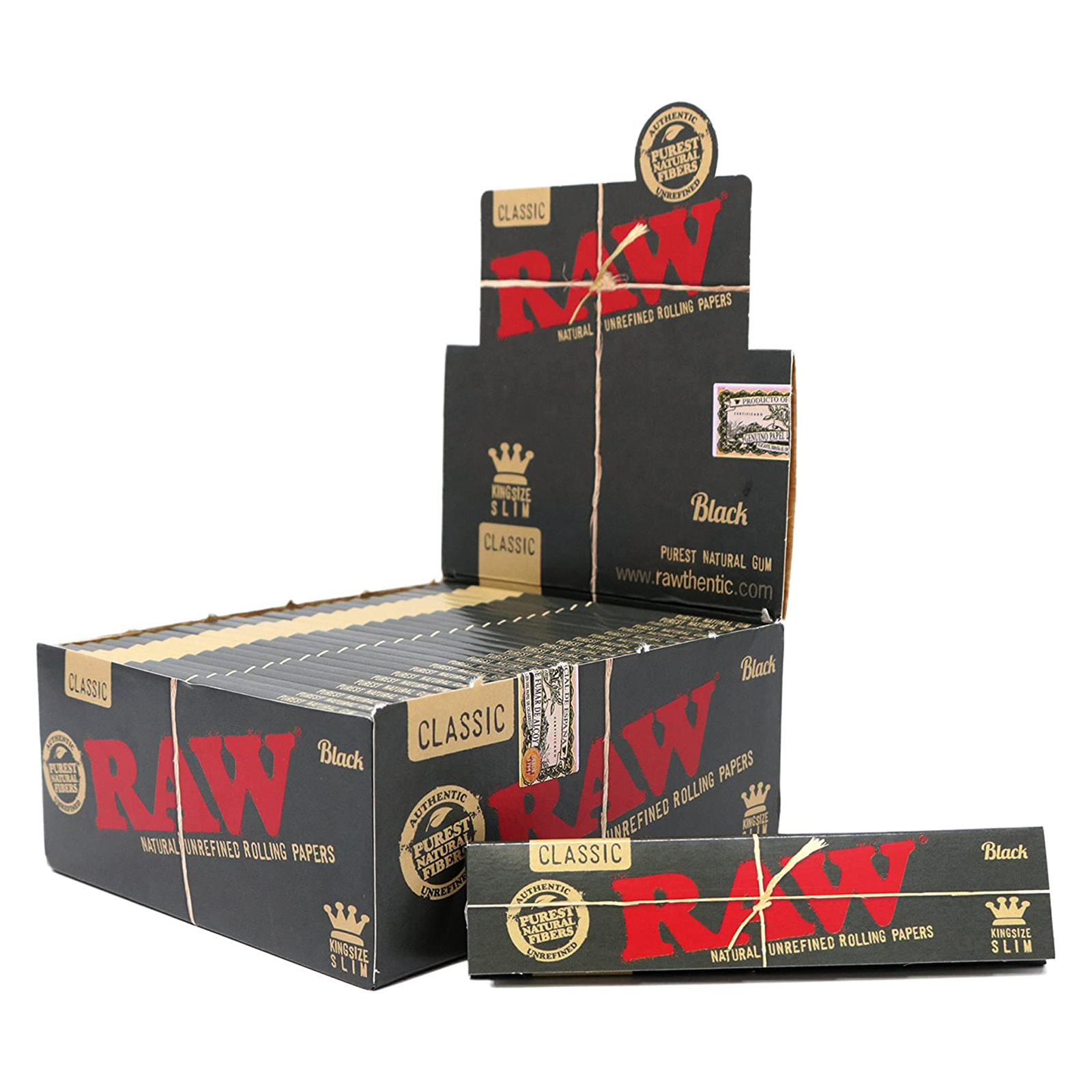 Custom Logo And Wrapping 110Mm Rolls 70 Gsm Sublimation Paper Natural Unrefined Classic Black Raw Rolling Paper Custom