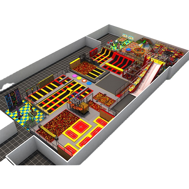 Commercial and High Quality Amusement Equipment Indoor Jump Trampoline Park