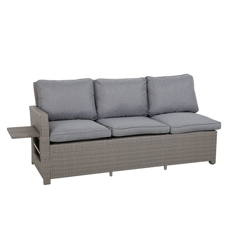 Роскошный стиль диваны de jardin coon mesa высокий задний ротанговый садовый открытый диван