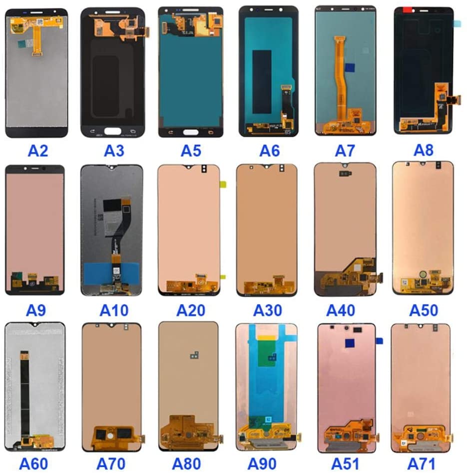 Сменный ЖК-экран для Samsung A10 A20 A30 A40 A50 A60 A70 A80 A90, сенсорный экран для Samsung Galaxy A2, A3, A5, A6, A7, A8, A9