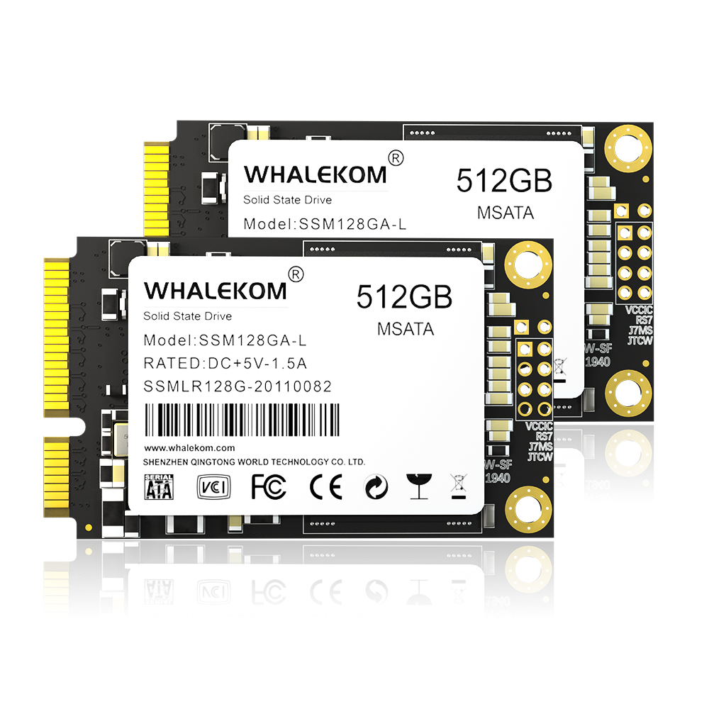 Whalekom быстрая скорость мини SSD 128 ГБ 256 512 1 ТБ внутренняя mSATA SSD жесткий диск для ноутбука PC