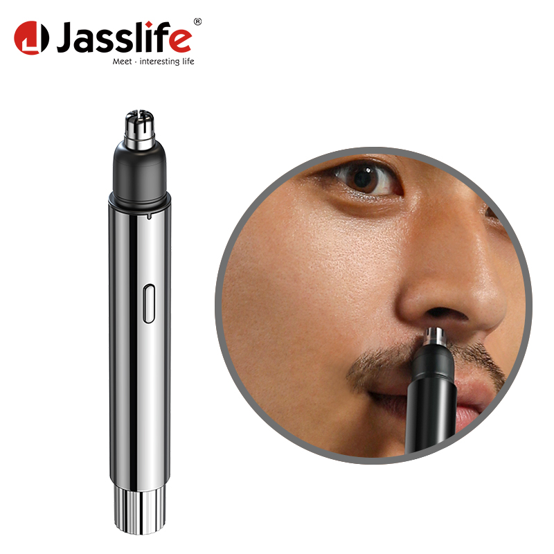 Electric Charge Home Appliance Private Custom Engraving Logo Led Indicator Nose Hair Trimmer