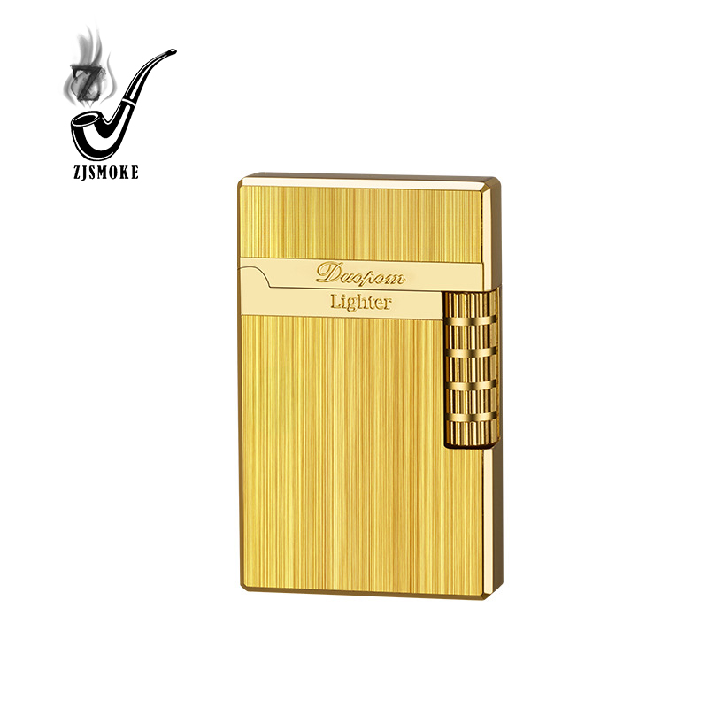 Premium Quality lighters Customizable carved tobacco accessories refillable cigarette lighter Metal lighter gas for a picnic