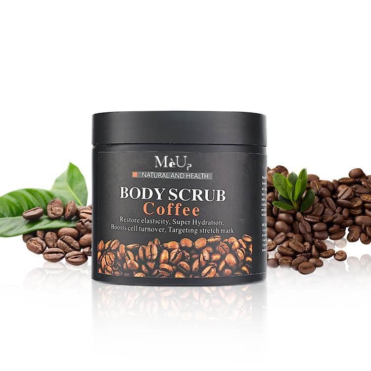 Oem Private Label Natural Organic Skin Care Miosturizing Exfoliating Face Whitening Coffee Body Scrubs