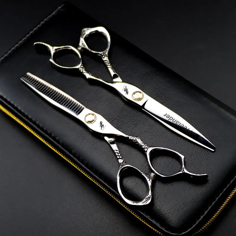 6.0"Sale Silver Japanese Hair Scissors Cheap Hairdressing Scissors Shears Barber Scissors