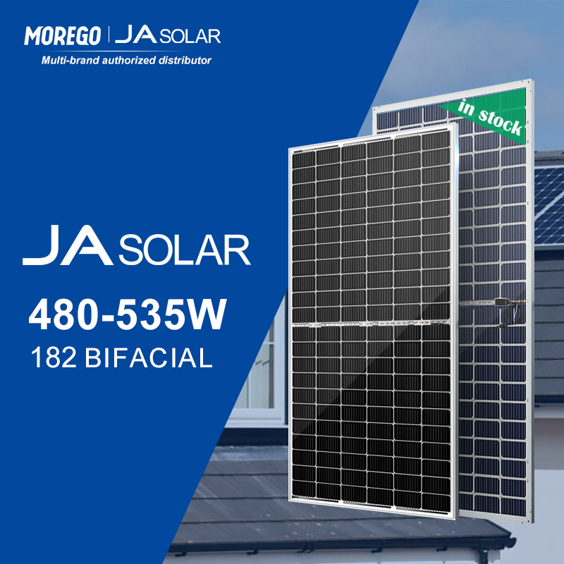 JA solar 182 Bifacial Series солнечная панель 480 Вт 485 Вт 530 Вт 535 Вт цена с доставкой morego