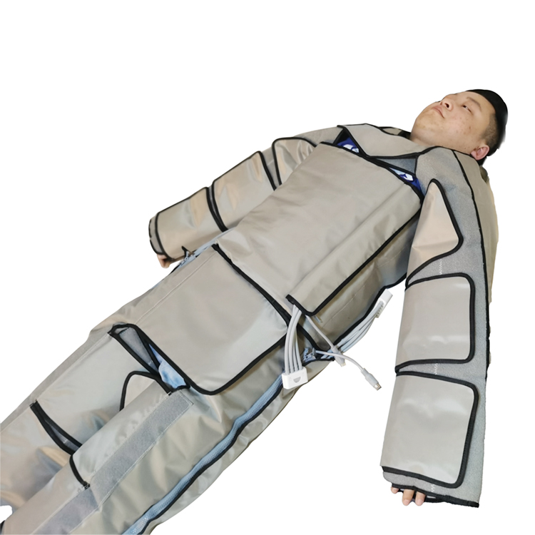 Vaslim 2 in 1 pressotherapy detox machine infrared sauna with body suit