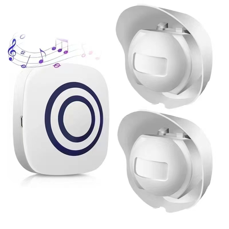 328Ft Wireless Long Range 36 Chimes 4 Levels Volume Waterproof Motion Sensor Alarm Detector Alert Driveway Alarm