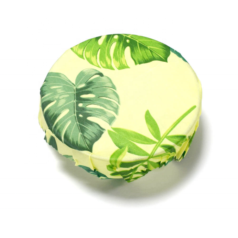 Cotton Fabric Food Grade Organic Reusable Beeswax Food Paper Wrap Custom 7 Pack Food Packing Wrap