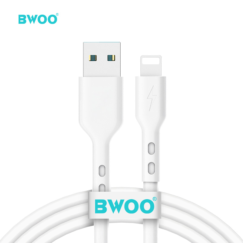 BWOO, лидер продаж, Мобильный usb-кабель для зарядки данных для iphone, ПВХ-ткань, 3 А, кабель для быстрой зарядки, usb-кабель для передачи данных