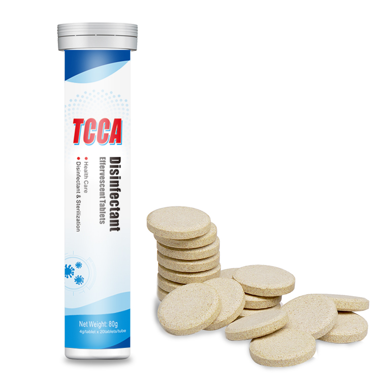 Высокоэффективный хлор TCCA трихлор-изоцианурная кислота шипучий таблетки