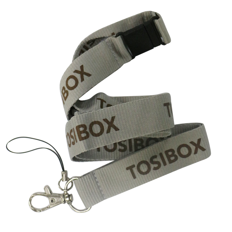 China Factory Custom Strap Printed Polyester Lanyard Comfort Hook Clasp And Keychain Nylon Lanyard
