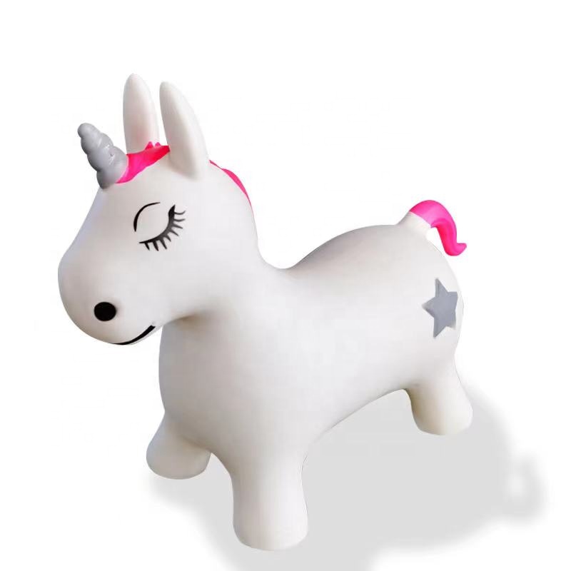 PVC inflatable Jumping hopper Animal Toy Horse for kids