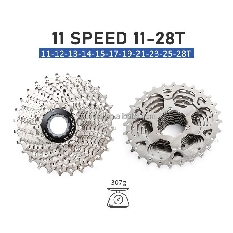 SUNSHINE Freewheel 11 Speed 11-28 32 40 42 T Cassette Bicycle Flywheel Sprocket