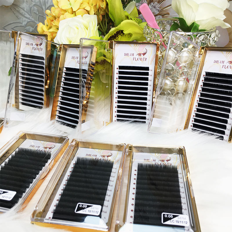 Extremely Soft Cashmere Eyelash Volume Lashes Packaging Russian Volume Eye Lashes Extension