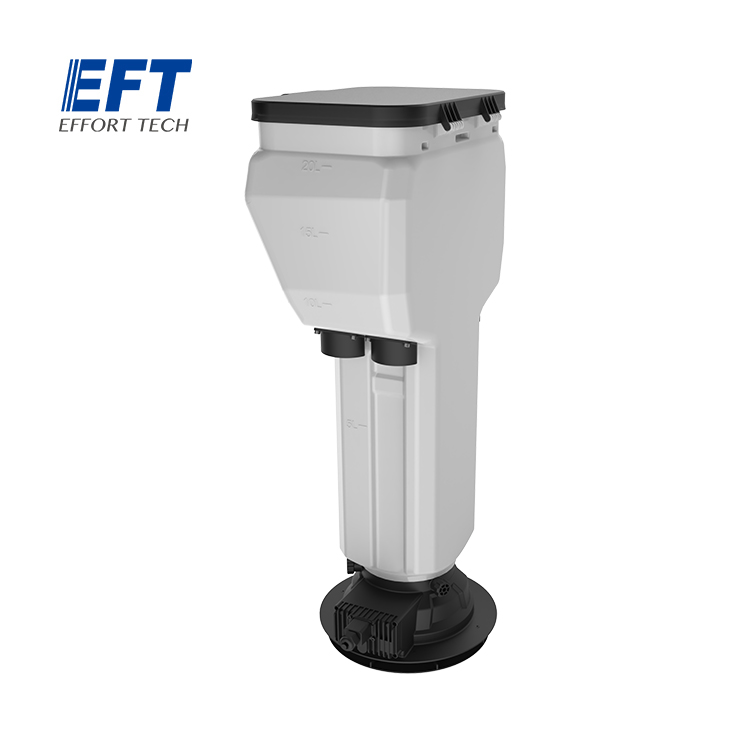 EFT новый обновленный сельскохозяйственный Дрон DIY 20 л разбрасыватель удобрений для семян система для беспилотного летательного аппарата точный разбрасыватель для посадки