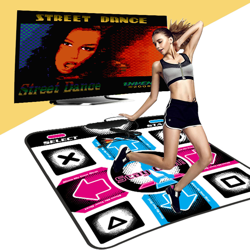 Dance Pad Non-Slip Wireless Dancer Blanket 32 Bit High Resolution Graphic WII & TV Double Dance Mat game dance pad