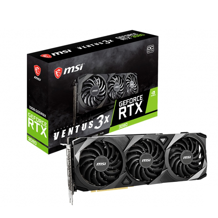 2021 new MSI RTX 3080 10G host gaming Game desktop computer independent graphics card