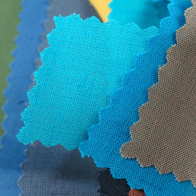 wholesale woven plain style hot selling 15% linen 85% viscose high quality blend fabric for dresses, casual wear, shirts