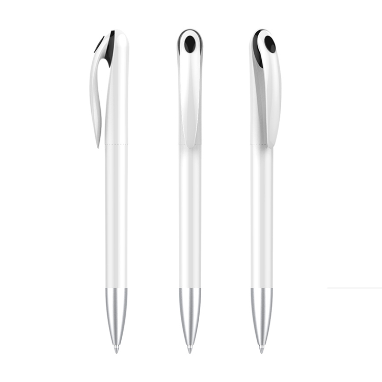 Padding Silkscreen Printing Promotional Plastic Ball Twist Pen Logo for advertising