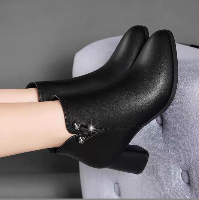 Fashion High Quality Boots Women Shoes Autumn And Winter Comfortable Warm Ankle Women Shoes Boots