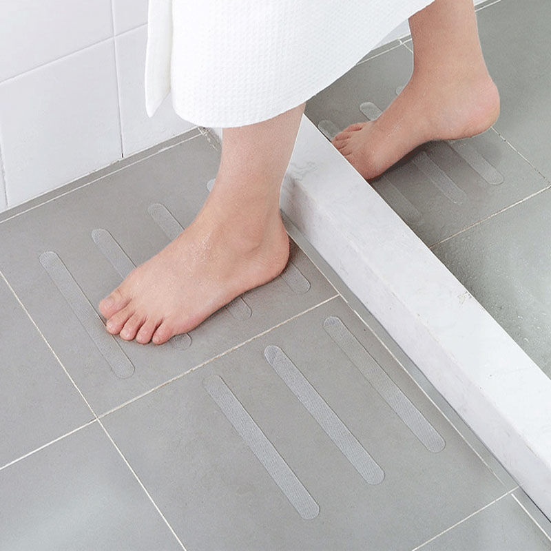 PEVA Transparent Bathtub Anti-slip Strip Toilet Floor Shower Tiles Non Slip Sticker For Bathroom