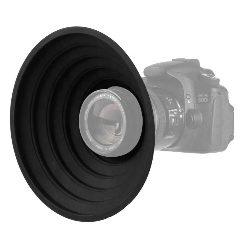Silicone Collapsible Lens Hood