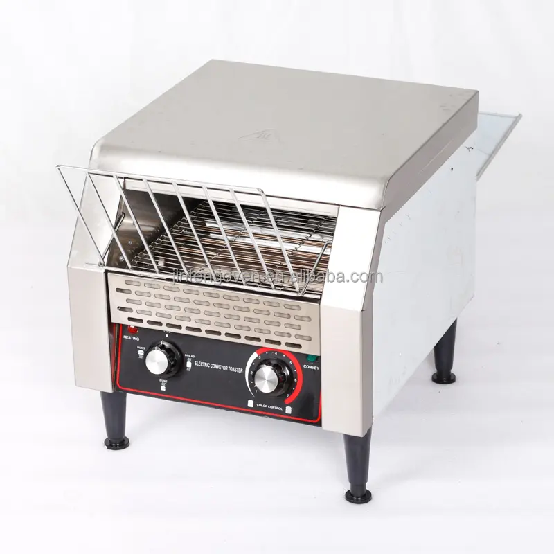 Commercial home use breakfast automatic electric chain belt bread conveyor toaster