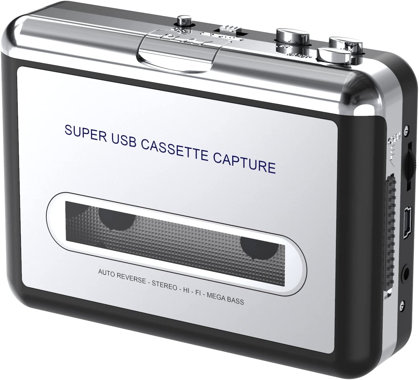 Портативный кассетный плеер с USB-лентой, Кассетный плеер от лент в MP3, преобразователь, запись звука MP3, музыка для ноутбука