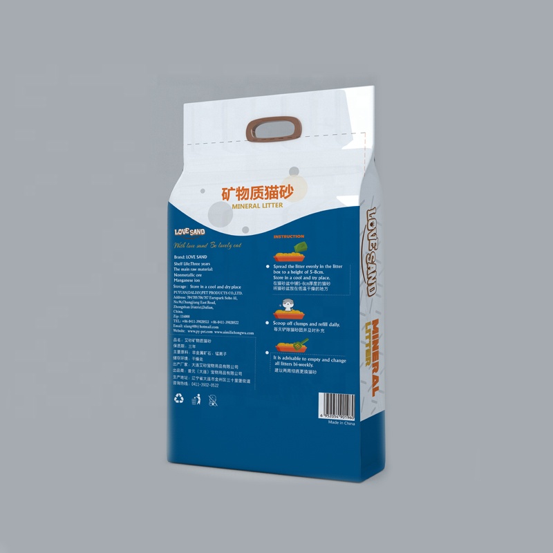 Eco-Friendly Purple Mineral High Absorption Clean Cats Cat Litter