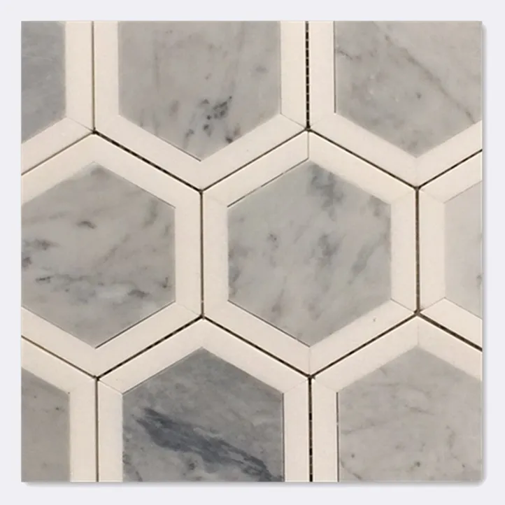 Marble grey color polished mosaic tile for flooring Wall tile interior