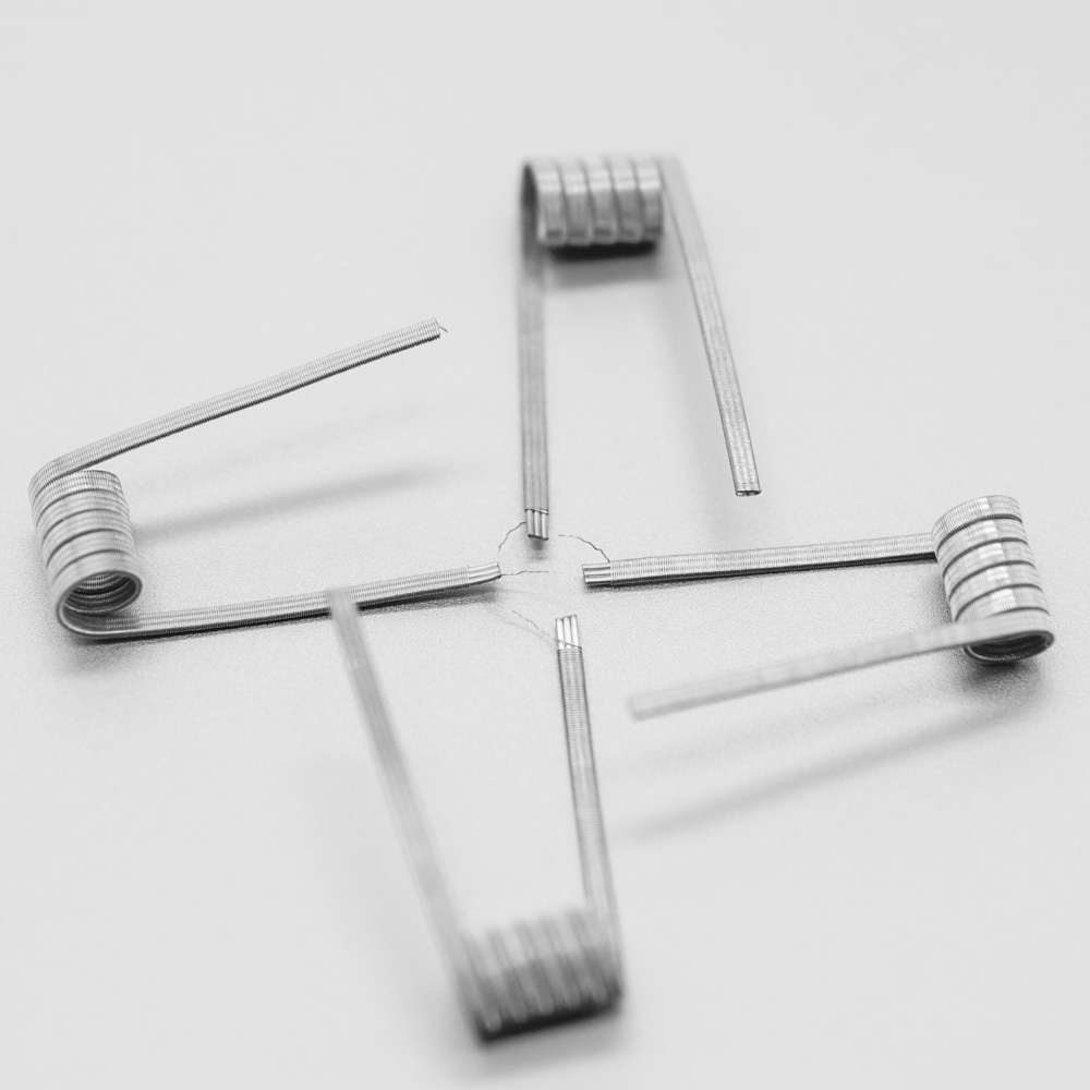 Premade fused clapton prebuilt Nichrome ni90 vape coil wire