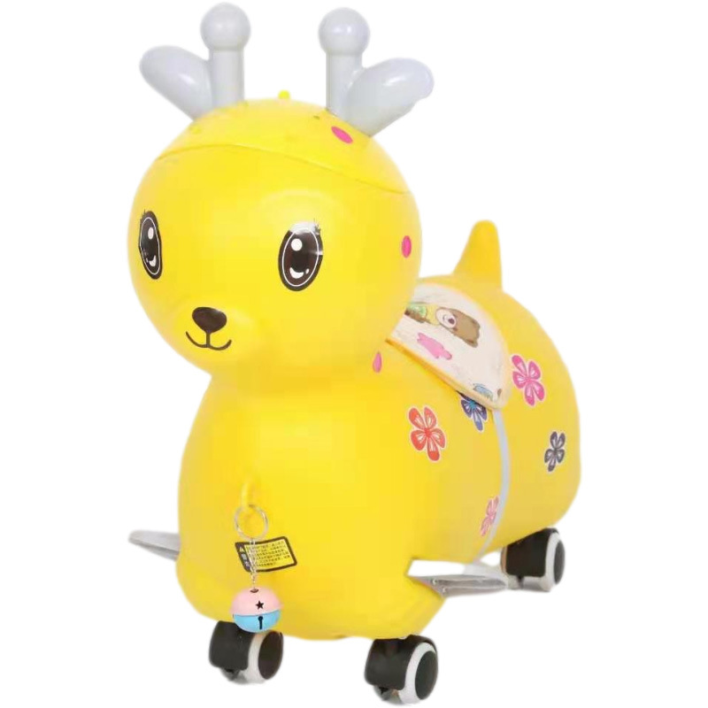Cheap price 2 In1 Children'S Indoor Toy Slide Plastic Baby Kids Rocking Horse /Toddler Ride Animal Rocking Horse