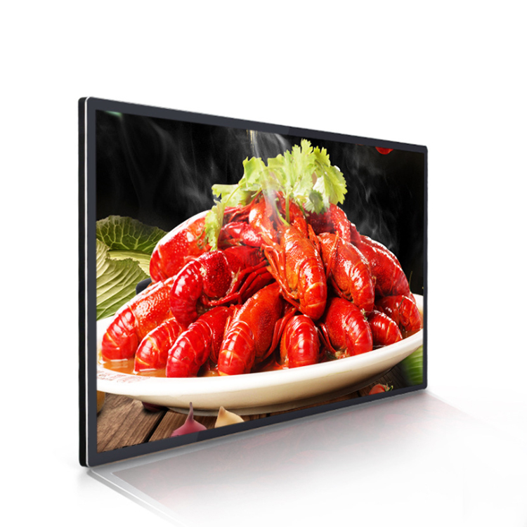 55 дюймов цифровой плеер вывесок Android11 Quad Core настенное крепление экран Digital Signage и выставочные стенды для рекламы