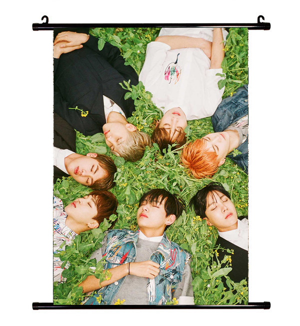 Товар Kpop, водонепроницаемая Настенная картина Bt21, подвесной постер Bt21, фото для украшения спальни