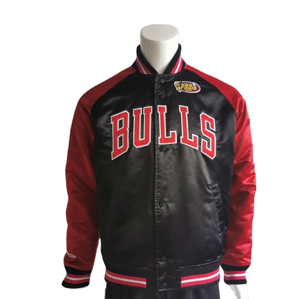 Сделанные на заказ мужские атласные милые большие размеры колледж letterman модные бомберы баскетбольные куртки и пальто