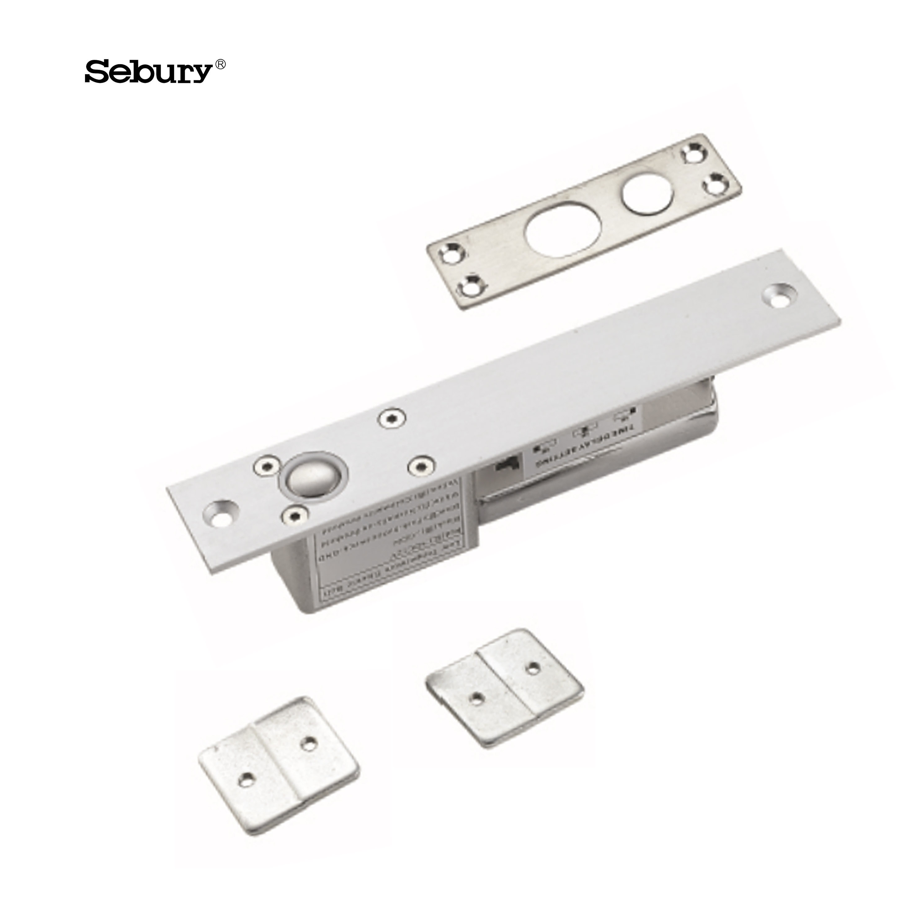 Sebury, высокое качество, узкая панель, Временная задержка, Электрический Болт с отверстием, безопасный офисный дверной замок