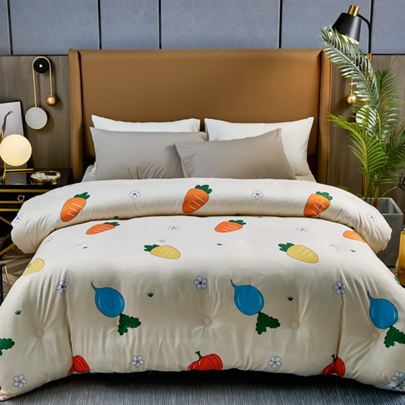 New 100% cotton fabric cartoon baby bed quilt 100% silk comforter quilt summer blanket bedspread bed quilt