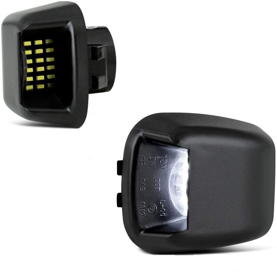 LED License Plate Light with Red OLED Neon Tube Compatible with Navara D40 Frontier Titan Xterra Armada Suzuki Equator