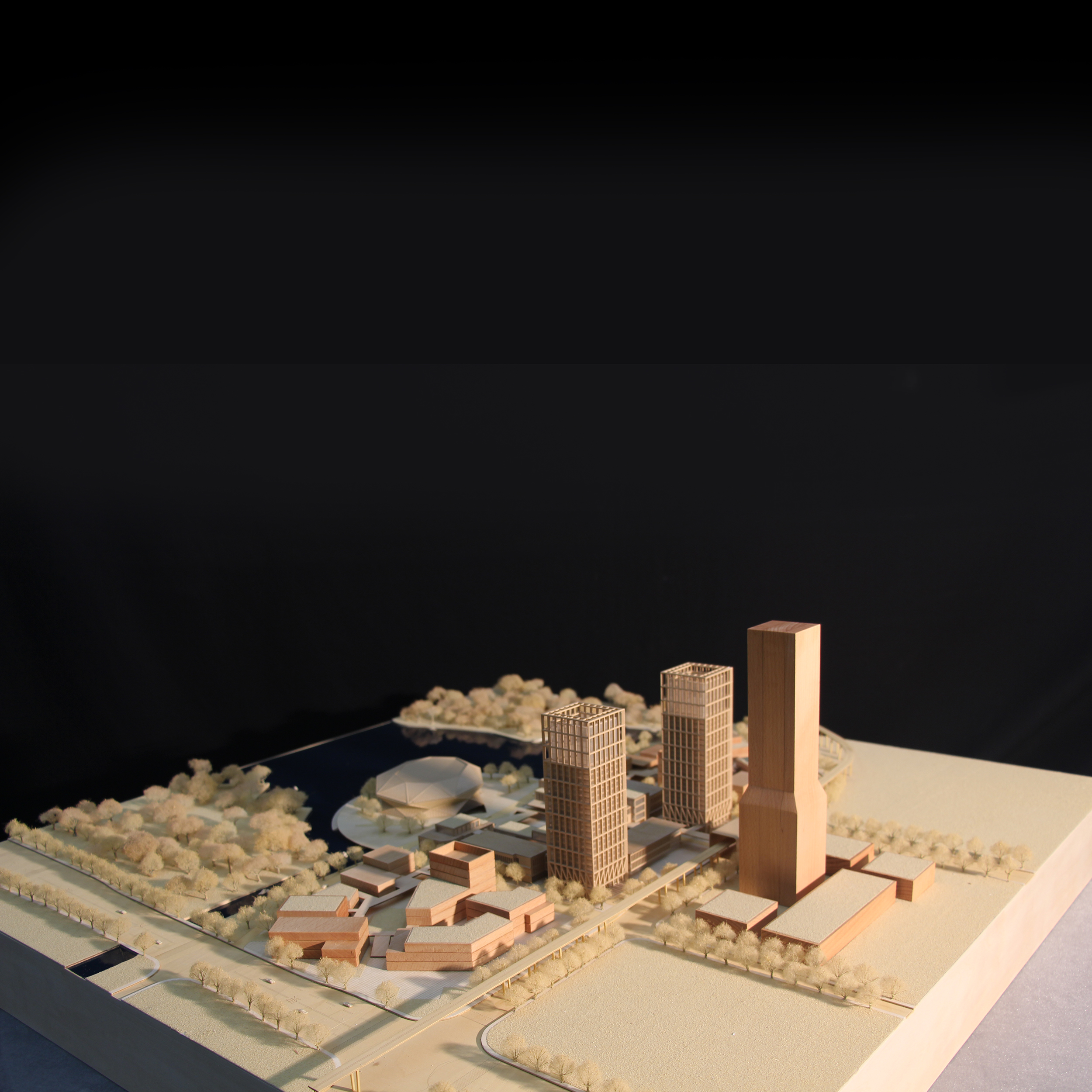 Building model of solid wood material art gallery 3d stadium model 3d wood models make tool