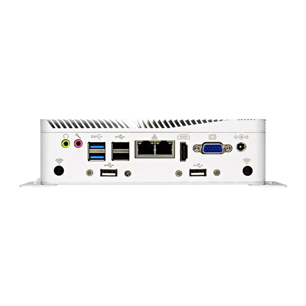 Eglobal промышленных мини ПК 4 ядра четыре нитки встроенный barebone системы intel celeron J1900 Безвентиляторный Компьютер с 6com порты