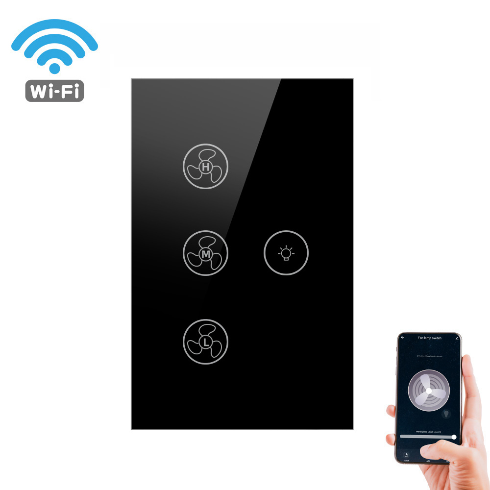 Умный сенсорный выключатель XSDTS Tuya с Wi-Fi, настенный выключатель с таймером и дистанционным управлением для Alexa, Google Home