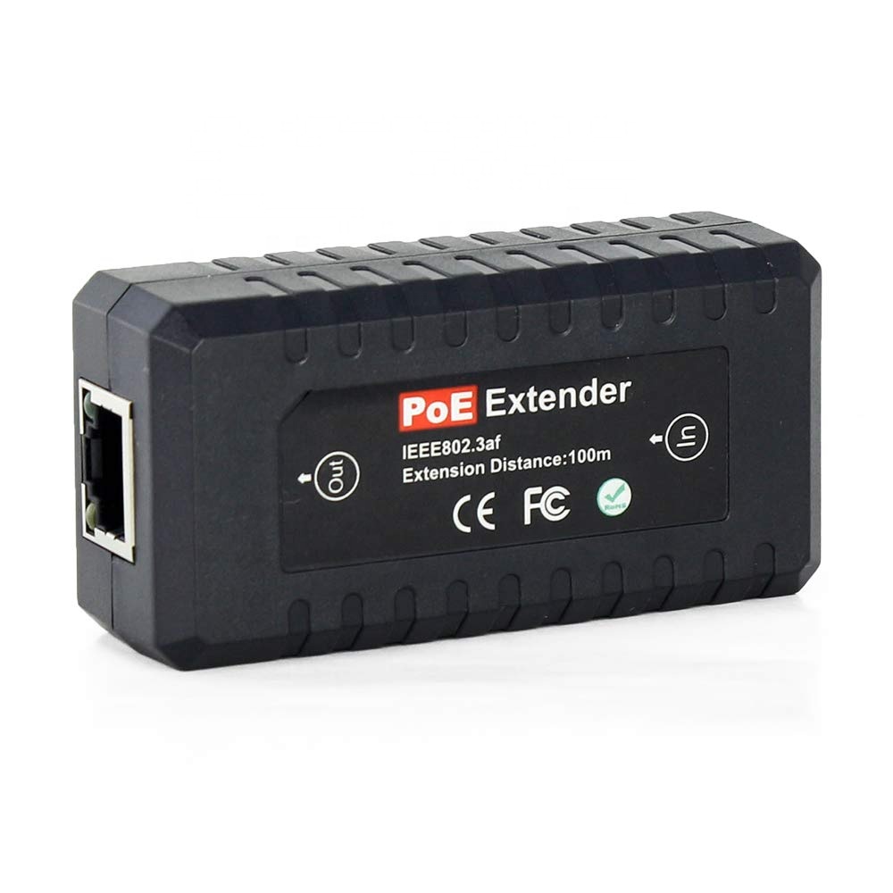 Удлинитель PoE IEEE802.3af, 1 порт, 10/100 м, для IP-камеры систем безопасности Ethernet