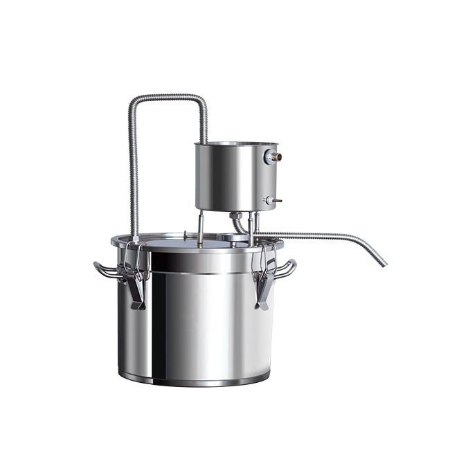 New Type Alcohol Pot Still Steam Double Bottom Distiller Production Machinery For Distilleries
