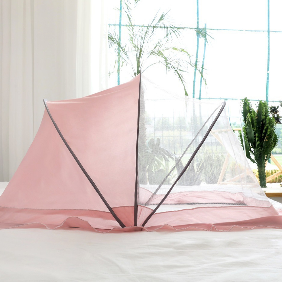 Mosquiteros Mosquito Net Foldable Easy Install Folding Mosquito Net Pink Children Baby Mosquito Net Bed
